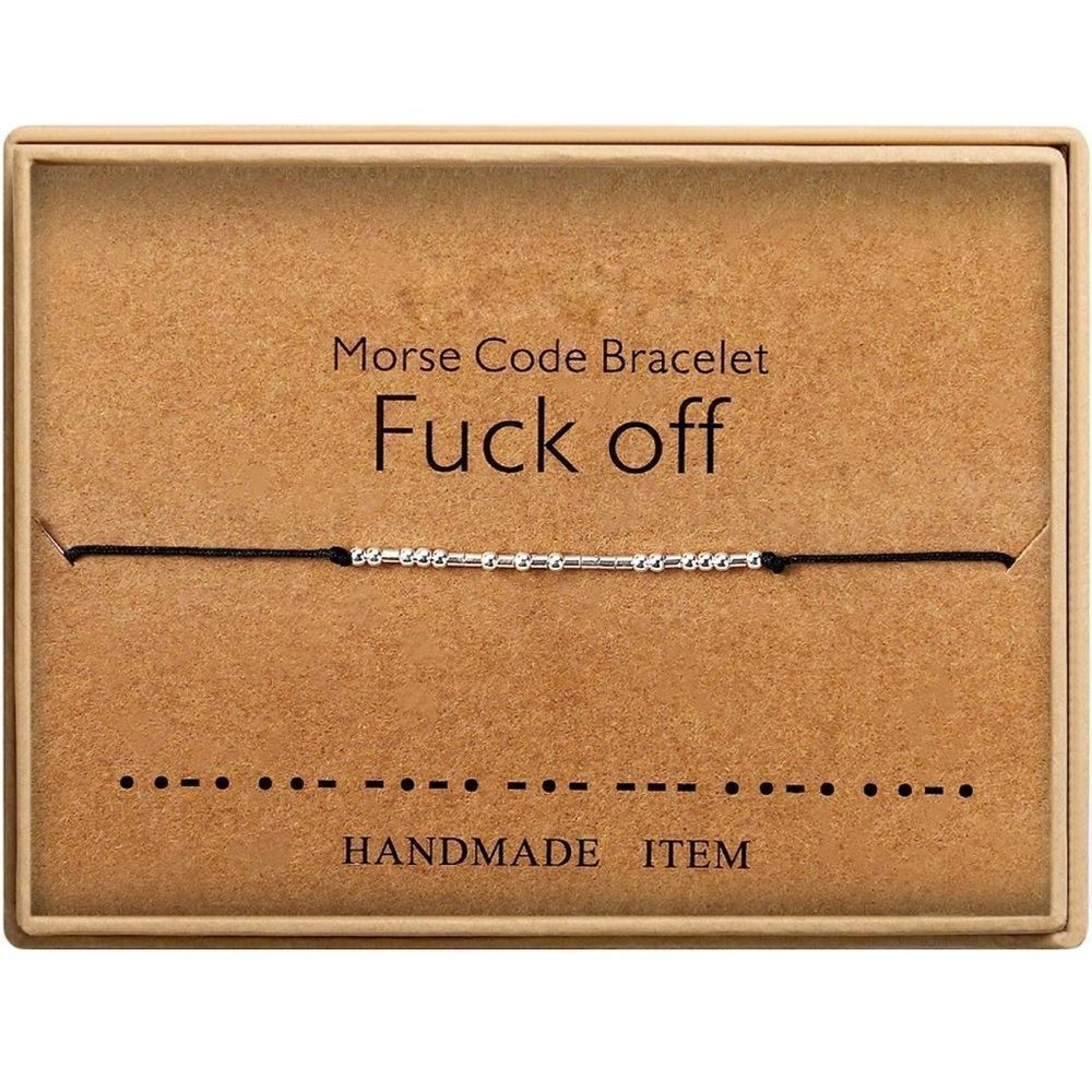 - Morse Code Funny Bracelet